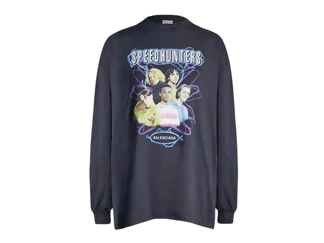 Balenciaga Balenciaga Speedhunters Oversized Long Sleeve Dark Gray