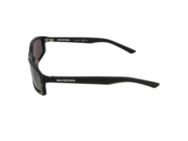 Balenciaga Balenciaga Square Sunglasses In Black Acetate Frame With Grey Lens - view 3