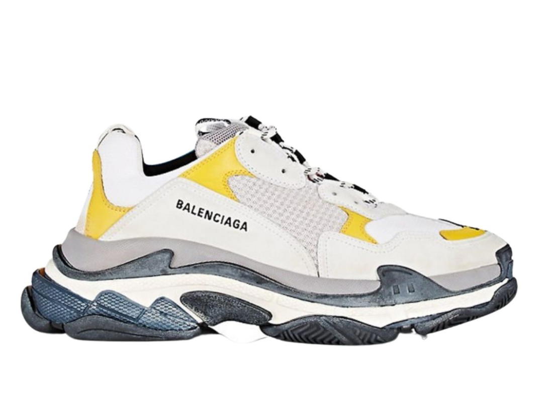 Balenciaga Balenciaga Triple S Split White Light Grey Yellow