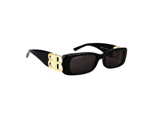 Balenciaga Balenciaga Sunglasses In Black Acetate Frame With Grey Lenses - view 3