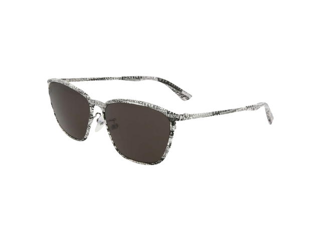 Balenciaga Balenciaga Sunglasses In Black-White Logo Printed Frame With Grey Lens - view 2
