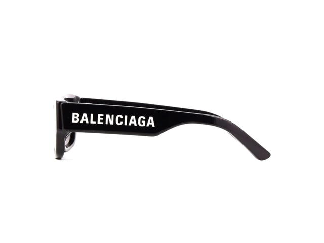 Balenciaga Balenciaga Sunglasses In Rectangular-Frame With Logo-Print Black - view 2