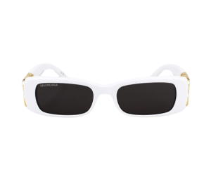 Buy Balenciaga Sunglasses In White Metal Acetate Frame With Grey Lenses at Sasom – Authentic and Ready to Ship