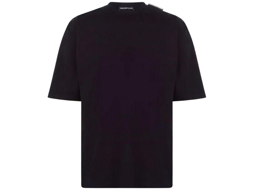 Balenciaga Balenciaga Tab T-Shirt Black