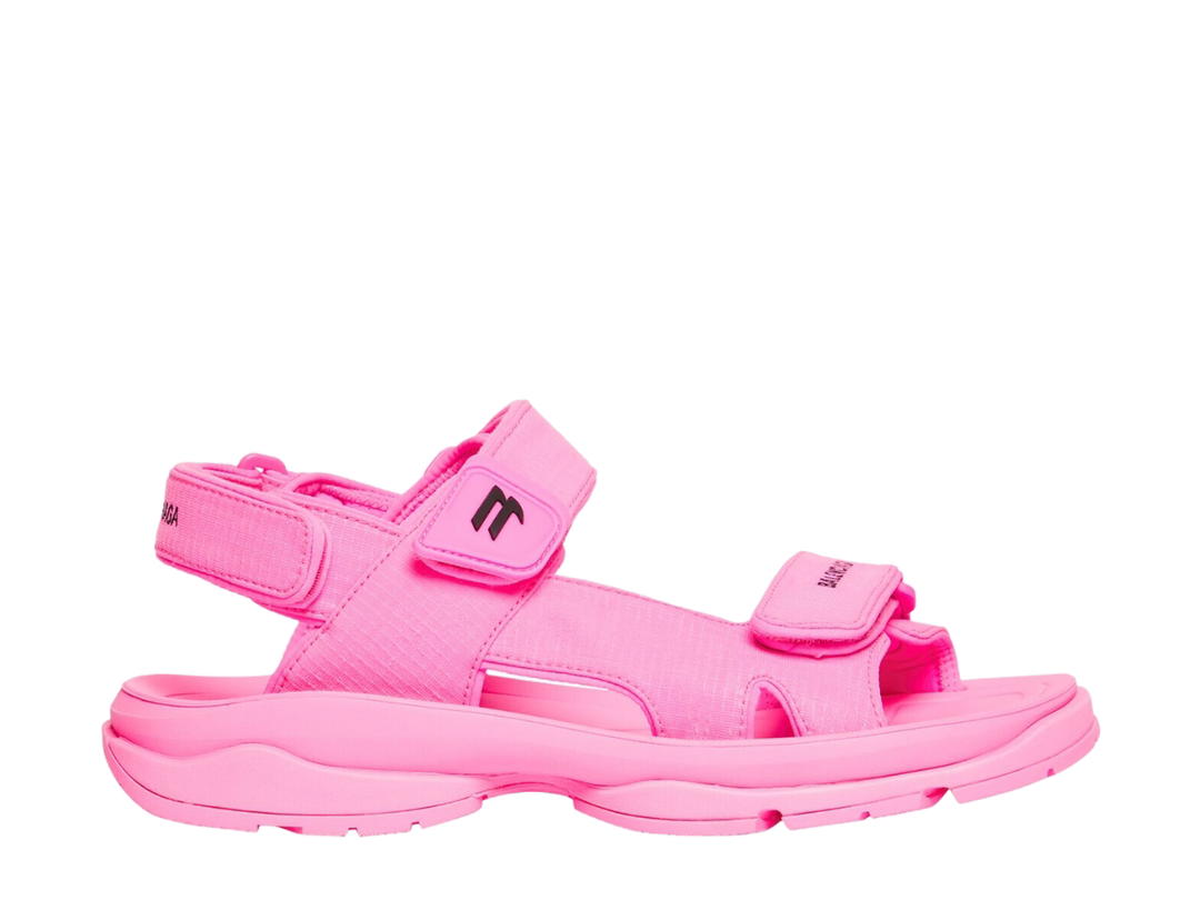 Balenciaga Balenciaga Tourist Sandal In Technical Material Neon Pink (W)