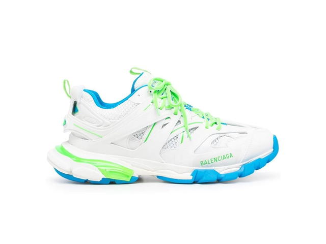 Balenciaga Balenciaga Track Mesh Low Top Sneakers White/Blue/Green - view 1