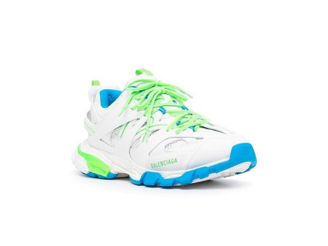 Balenciaga Balenciaga Track Mesh Low Top Sneakers White/Blue/Green - view 2