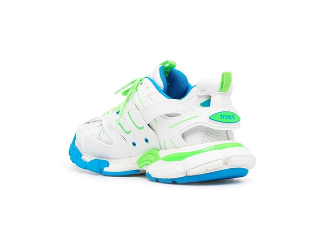 Balenciaga Balenciaga Track Mesh Low Top Sneakers White/Blue/Green - view 3