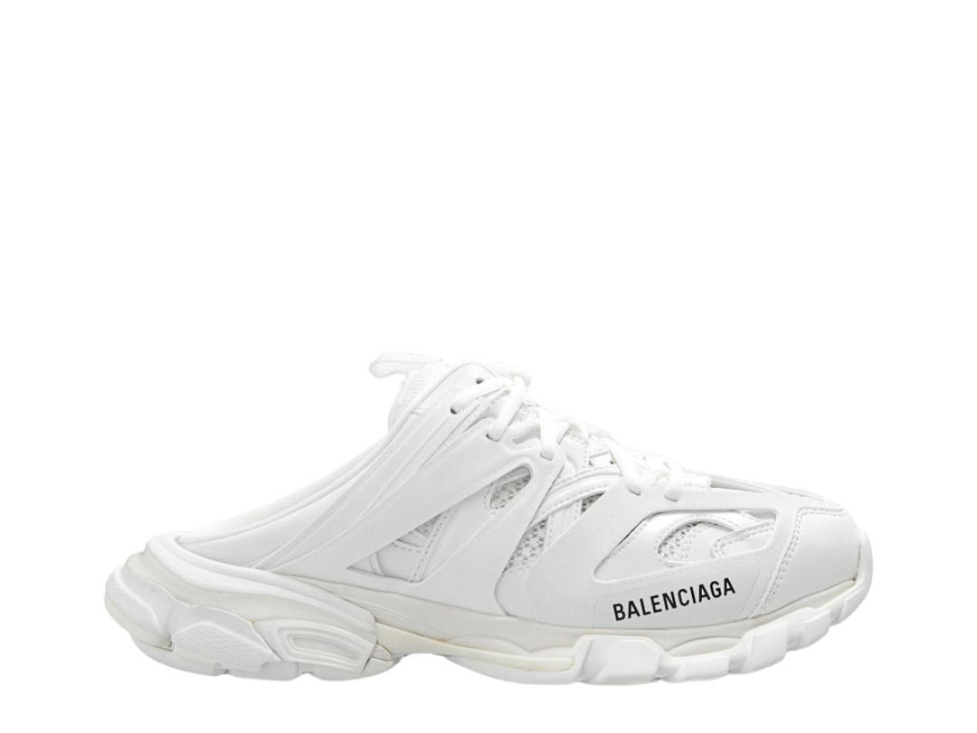 Balenciaga Balenciaga Track Mule Sneaker In White Rubber Sole