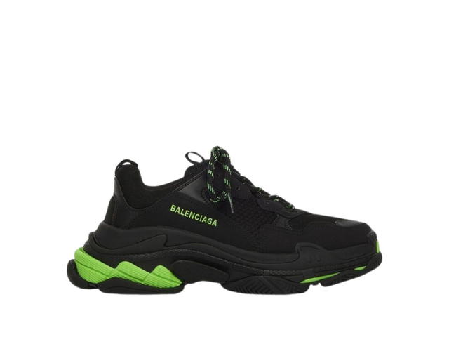 Balenciaga Balenciaga Triple S Black Fluo Green - view 1