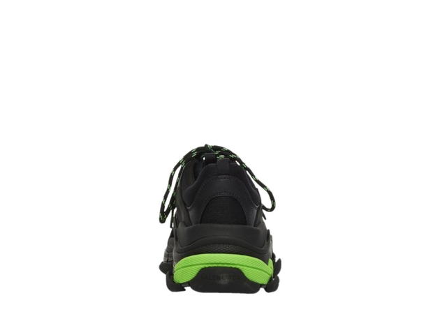 Balenciaga Balenciaga Triple S Black Fluo Green - view 2
