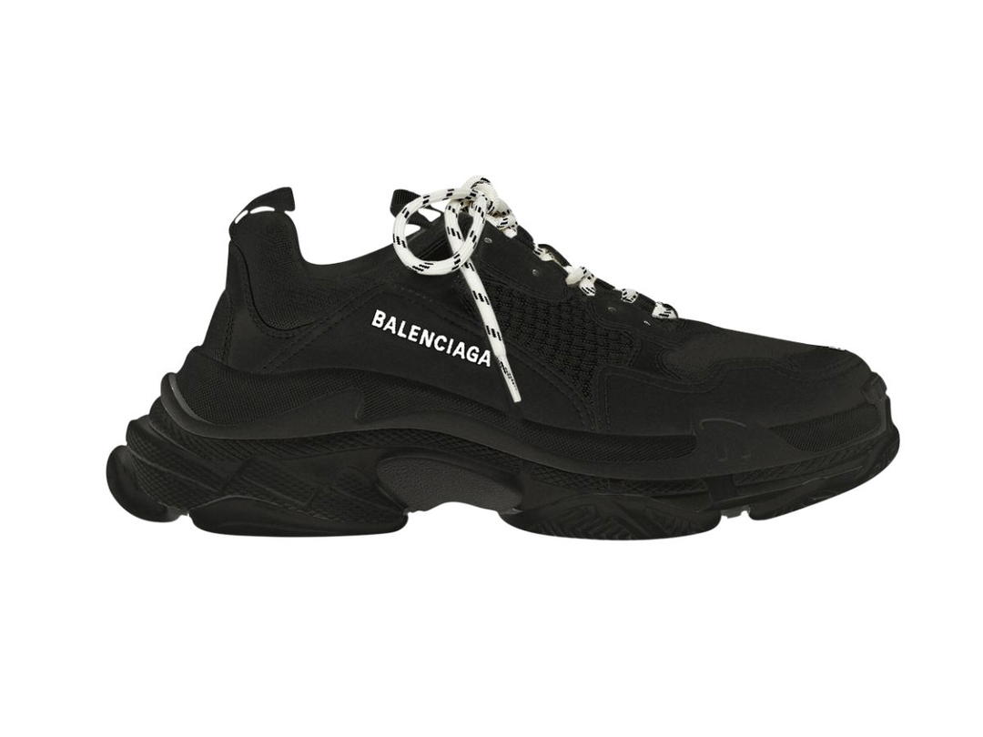 Balenciaga Balenciaga Triple S Black White Lace (W)