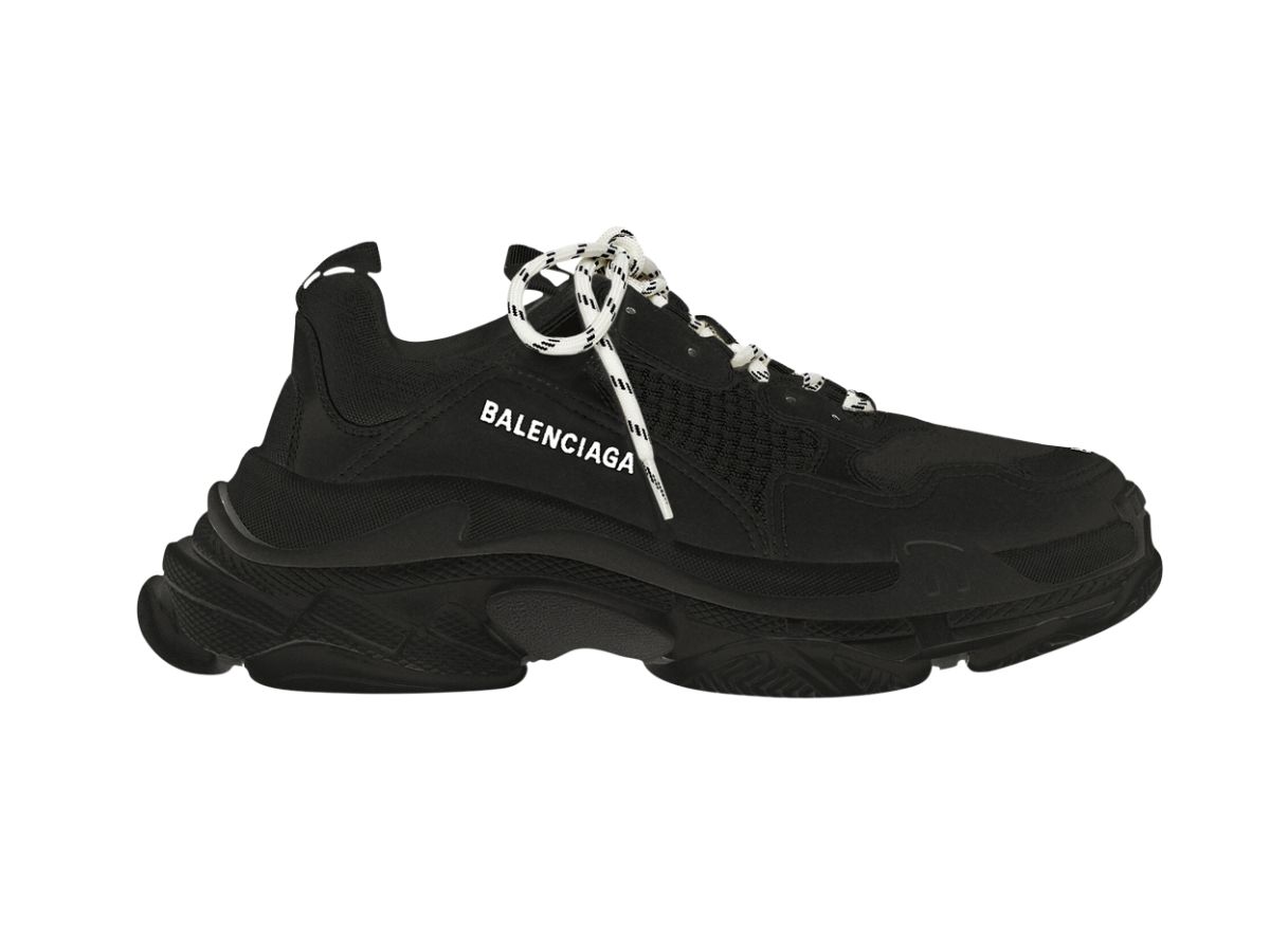 Balenciaga Balenciaga Triple S Black White Lace (W)
