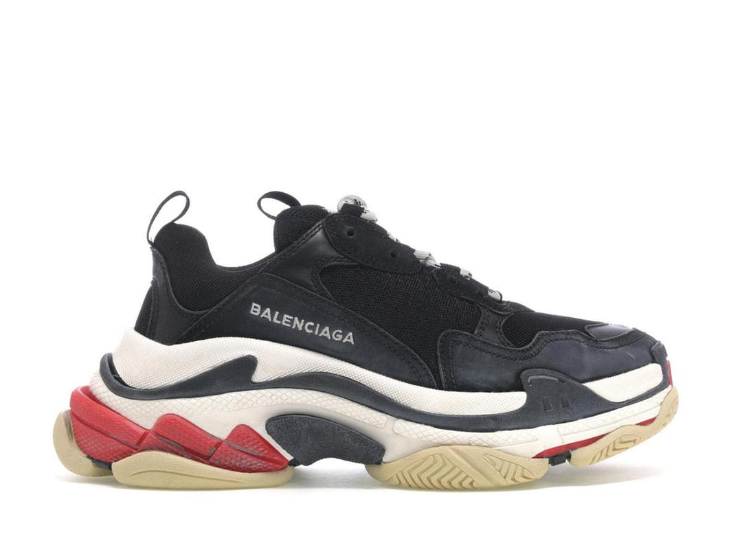 Balenciaga Balenciaga Triple S Black White Red (2018 Reissue)