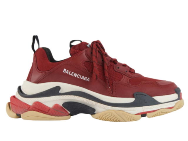 Balenciaga Balenciaga Triple S Burgundy Red Sole - view 1