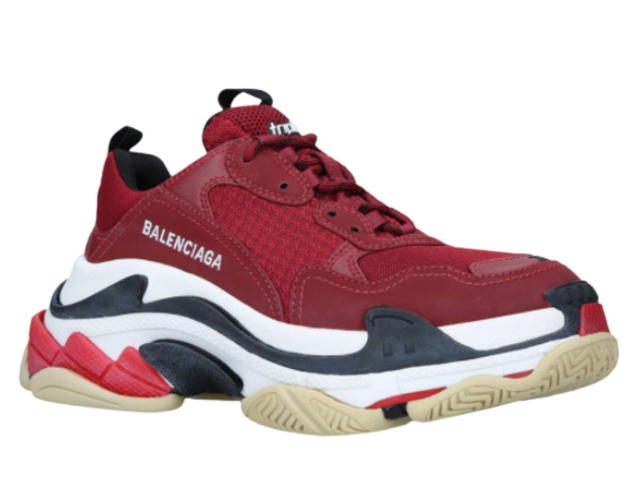 Balenciaga Balenciaga Triple S Burgundy Red Sole - view 2