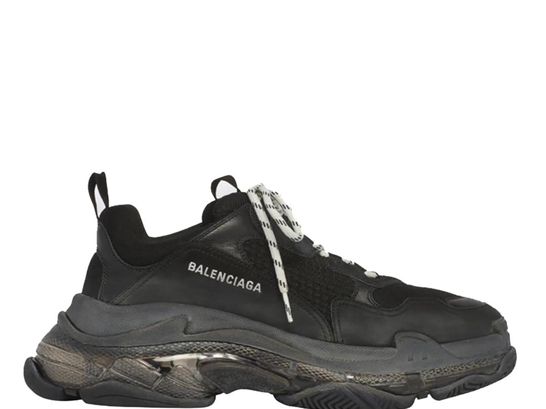 Balenciaga Balenciaga Triple S Clear Sole Sneaker Black