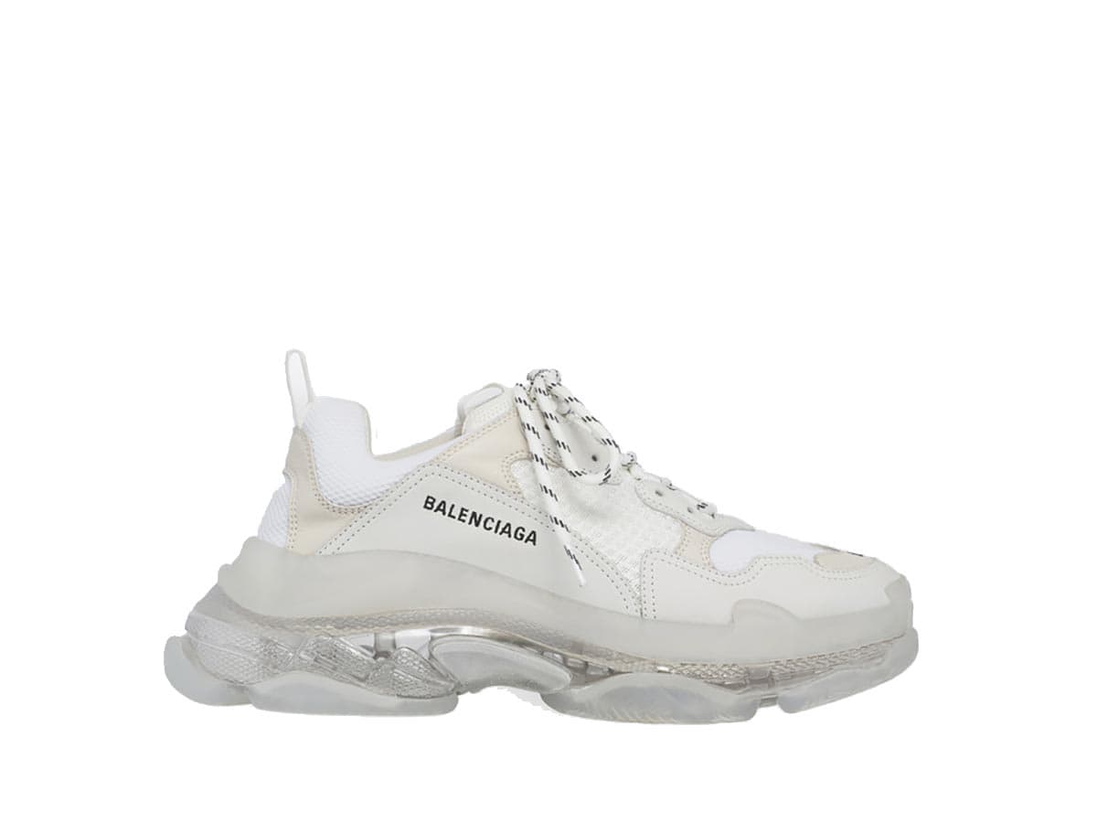 Balenciaga Balenciaga Triple S Clear Sole Sneaker WHite