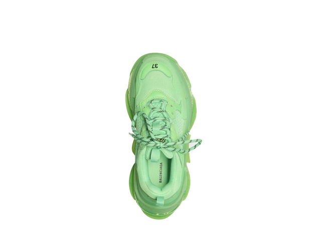 Balenciaga Balenciaga Triple S Clear Sole Sneaker Neon Green (W) - view 3