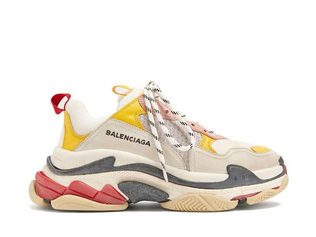 Balenciaga Balenciaga Triple S Cream Yellow Red (W)