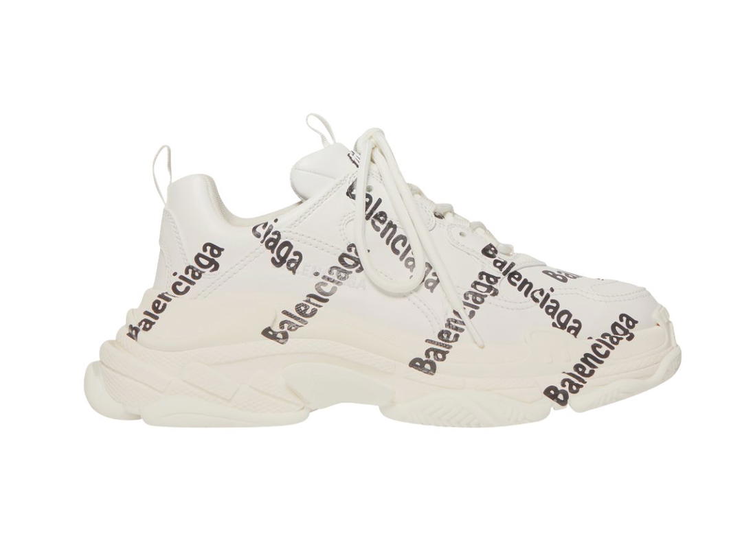 Balenciaga Balenciaga Triple S Logotype White Black (W)