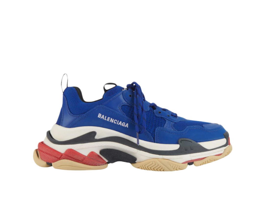 Balenciaga Balenciaga Triple S Sneaker Navy Red Sole