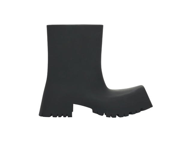Balenciaga Balenciaga Trooper Rubber Boot Black - view 1