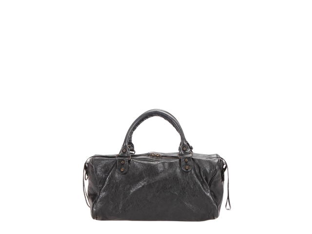 Balenciaga Balenciaga Twiggy Bag In Leather With Antique Brass Hardware Black - view 4