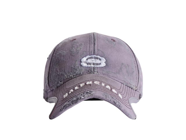 Balenciaga Balenciaga Unity Sports Icon Cap In Purple-White Cotton Drill - view 1