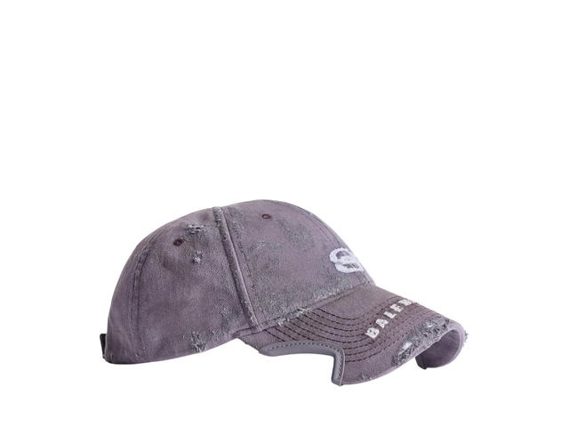 Balenciaga Balenciaga Unity Sports Icon Cap In Purple-White Cotton Drill - view 2