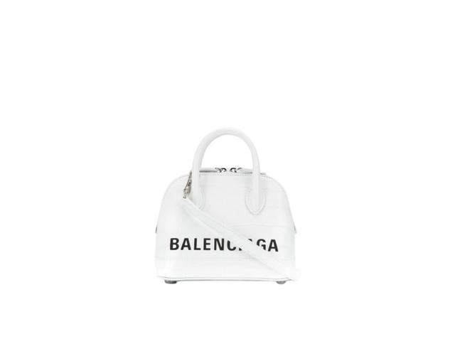 Balenciaga Balenciaga Ville XXS Handbag In Crocodile Embossed White Black - view 1