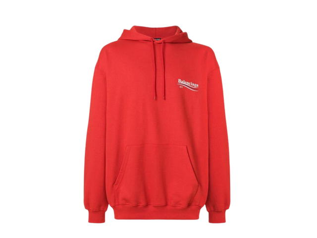 Balenciaga Balenciaga Wave 2017 Hoodie Red - view 1