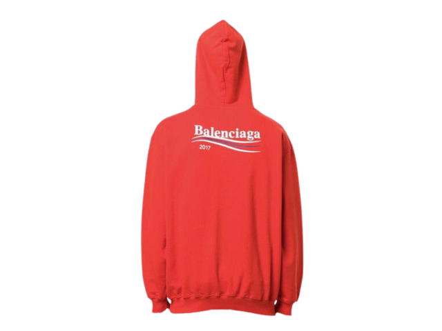 Balenciaga Balenciaga Wave 2017 Hoodie Red - view 2
