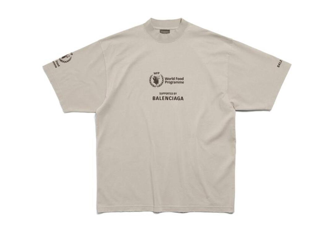 Balenciaga Balenciaga Wfp T-shirt Medium Fit Grey-Black
