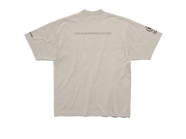 Balenciaga Balenciaga Wfp T-shirt Medium Fit Grey-Black - view 2