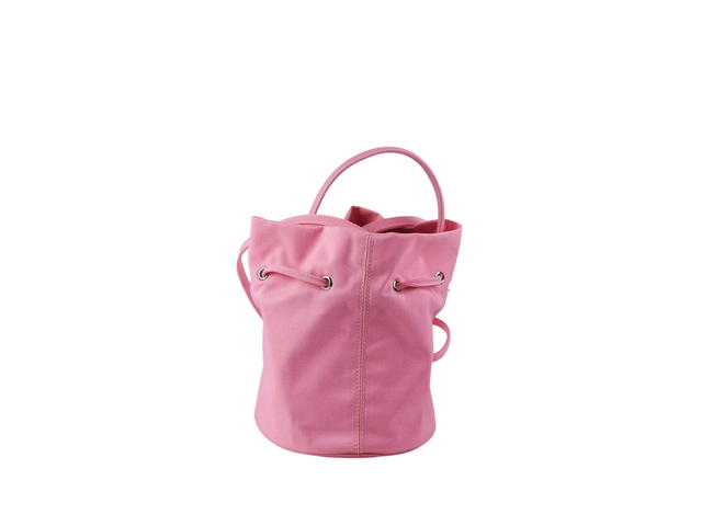 Balenciaga Balenciaga Wheel XS Bucket Bag In Nylon With Silver Hardware Pink - view 2