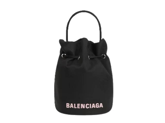 Balenciaga Balenciaga Wheel XS Drawstring Bucket Bag Bucket Bag Black - view 1