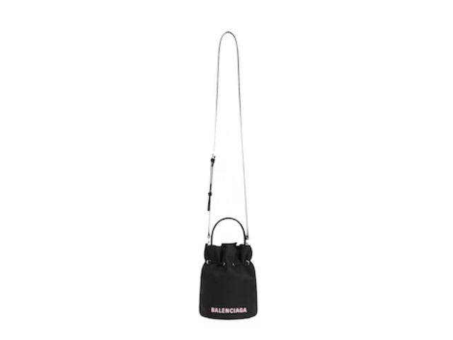 Balenciaga Balenciaga Wheel XS Drawstring Bucket Bag Bucket Bag Black - view 3