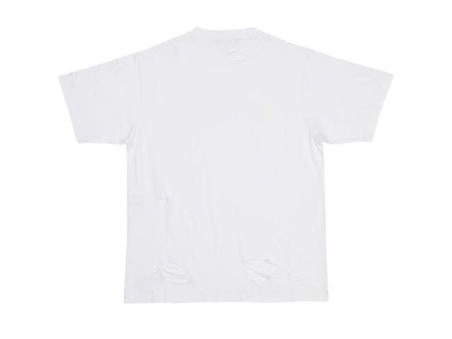 Balenciaga Balenciaga Caps Boxy Fit T-Shirt In Cotton Vintage White - view 2