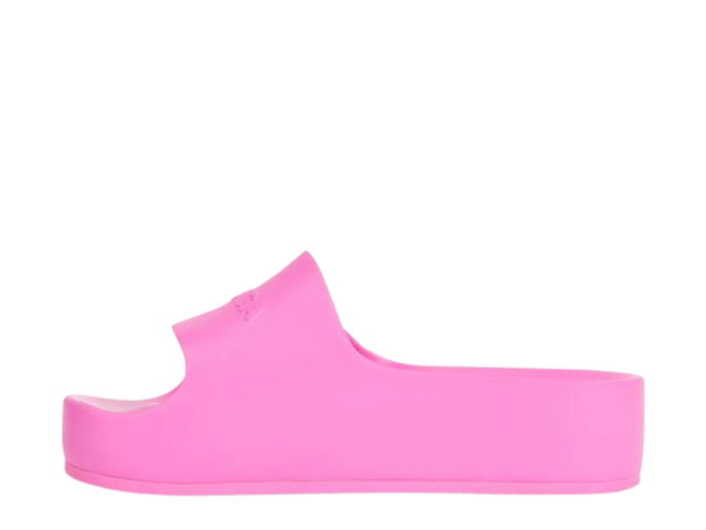 Balenciaga Balenciaga Chunky Slide Sandal In Fluo Pink Rubber (W) - view 2