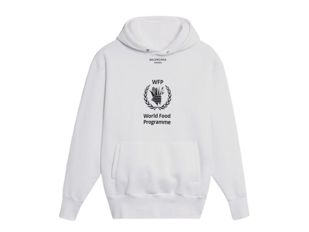 Balenciaga Balenciaga World Food Programme Hoodie Off White