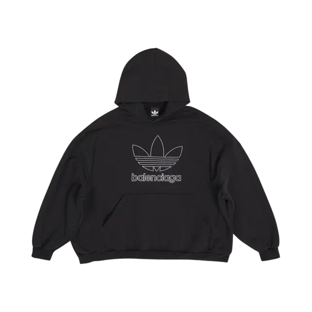 Balenciaga Balenciaga x Adidas Hoodie Large Fit Black - view 1