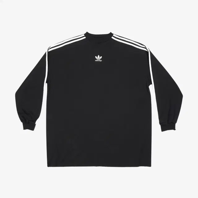 Balenciaga Balenciaga x Adidas Oversized Long Sleeve T-Shirt Black - view 1