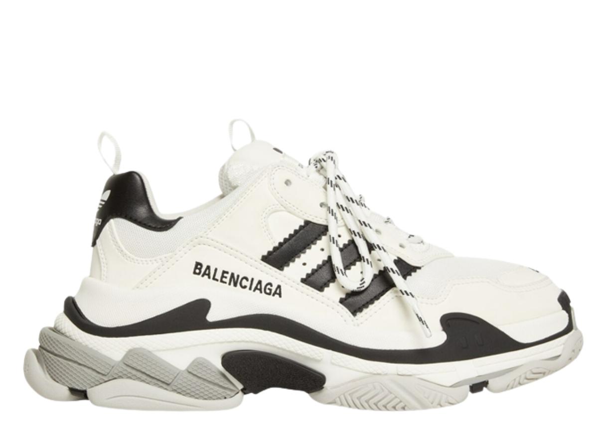 Balenciaga Balenciaga x Adidas Triple S White Black (W)