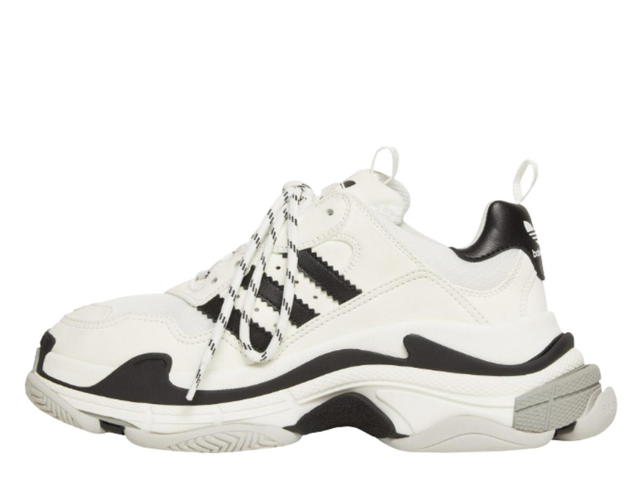 Balenciaga Balenciaga x Adidas Triple S White Black (W) - view 2