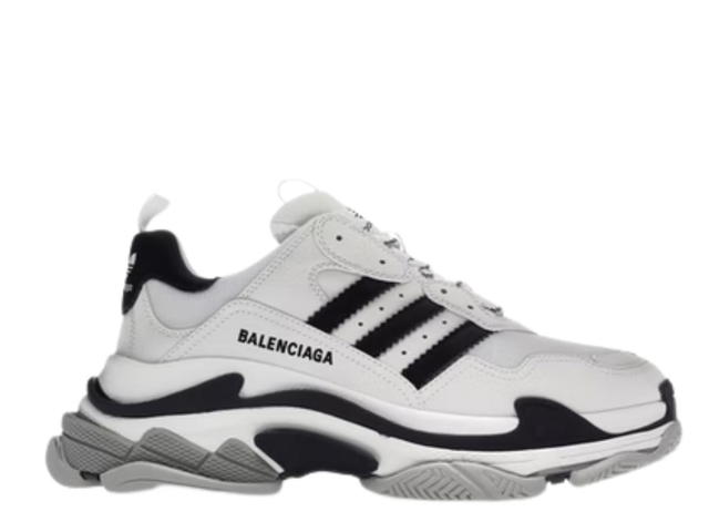 Balenciaga Balenciaga x Adidas Triple S White Black - view 1