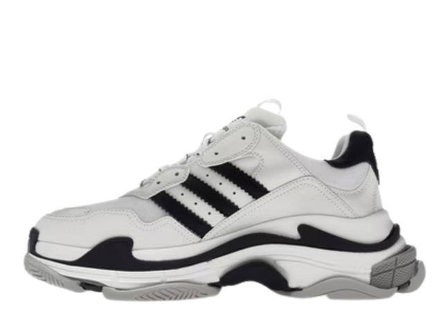 Balenciaga Balenciaga x Adidas Triple S White Black - view 2