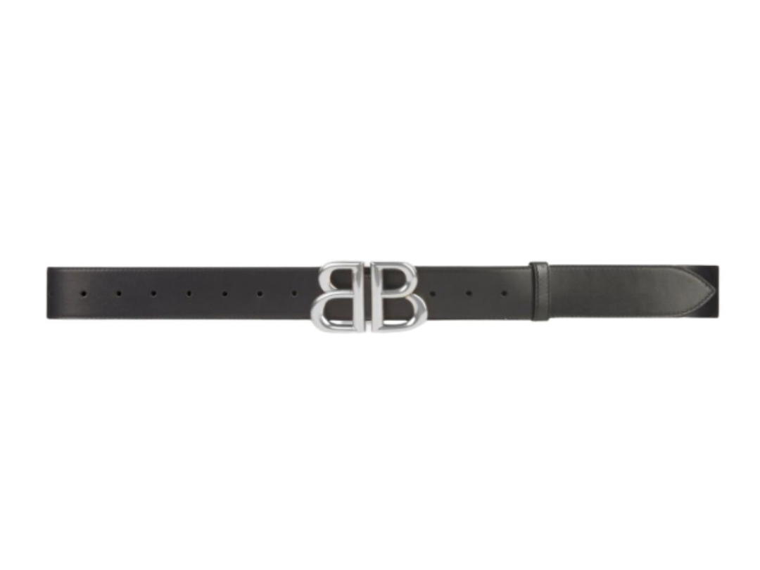 Balenciaga Balenciaga x Gucci Hacker BB Belt in Calfskin in Black