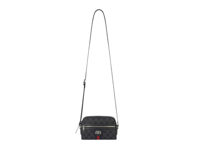 Balenciaga Balenciaga x Gucci Hacker Camera Bag in Canvas Jacquard in Black - view 1