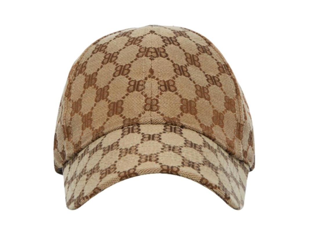 Balenciaga Balenciaga x Gucci Hacker Cap in Beige